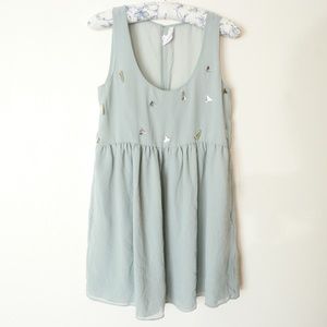 BCBG Generation Sea Mist Flowy Dress